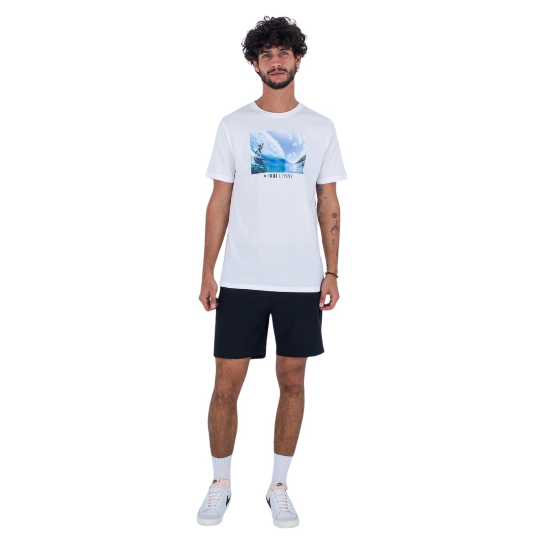 Hurley Everyday Kai Lenny T-Shirt - White - Mens Surf Brand T-Shirt by Hurley