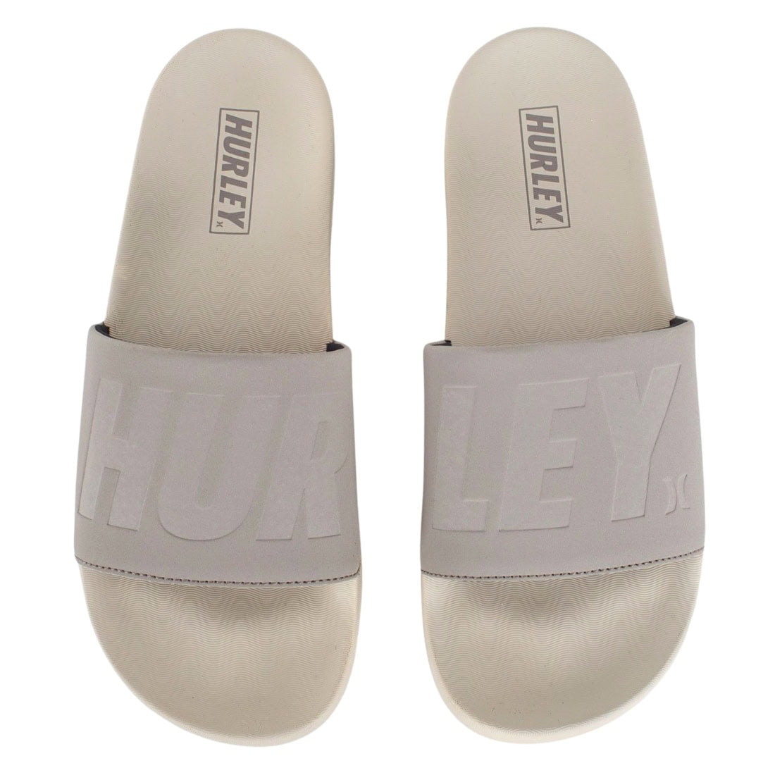 Hurley Fast Lane Slide - Bone - Mens Flip Flops by Hurley