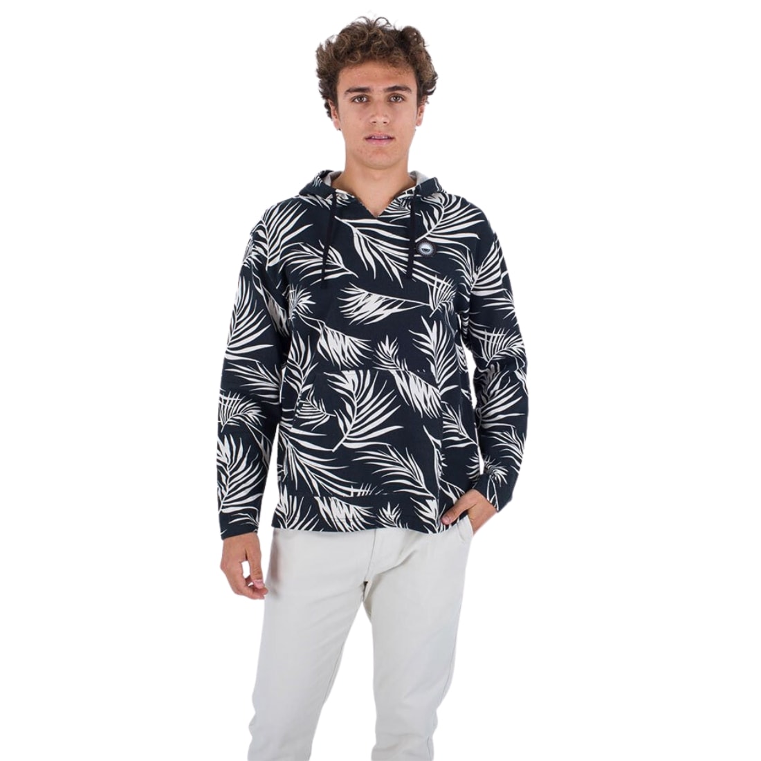 Hurley OG Hooded Poncho - Black - Mens Pullover Hoodie by Hurley