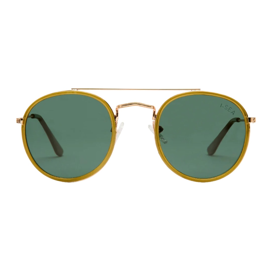 I-Sea All Aboard Polarized Sunglasses - Moss - Round Sunglasses by I-Sea