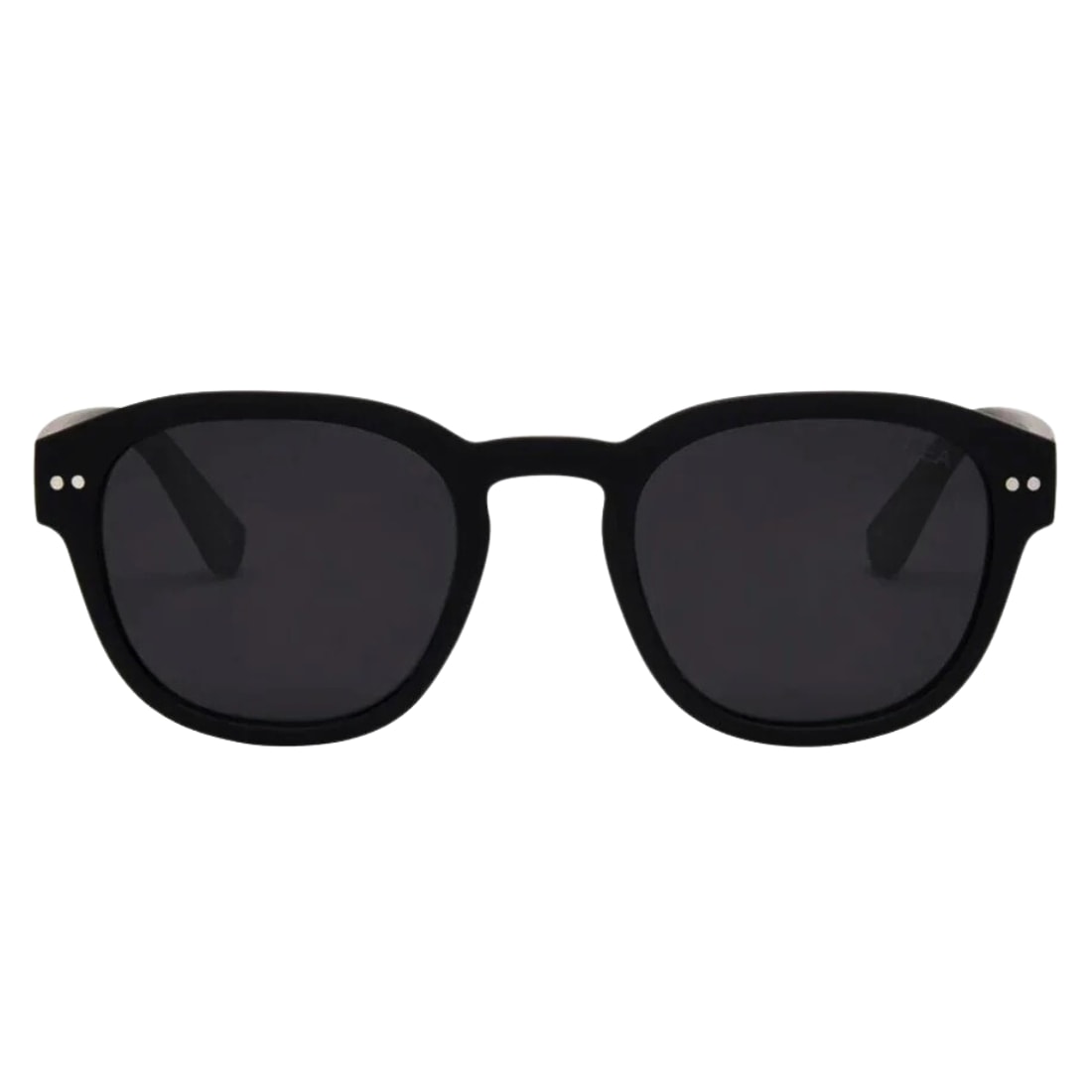 I-Sea Barton Round Polarised Sunglasses - Matt Black/Smoke Polarized Lens - Round Sunglasses by I-Sea