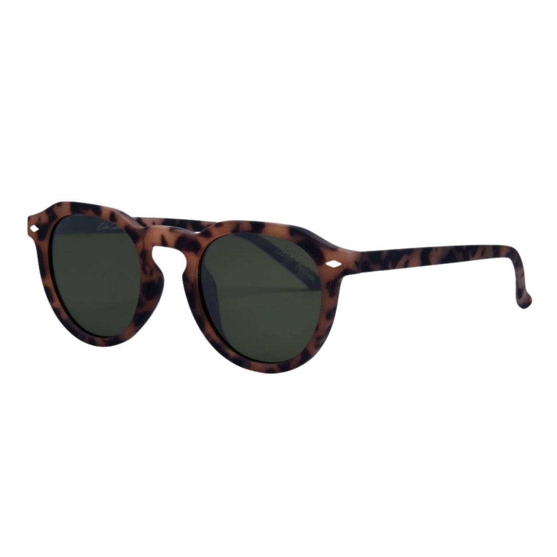I-Sea Blair Conklin Polarized Sunglasses - Blonde Tort/Green - Round Sunglasses by I-Sea