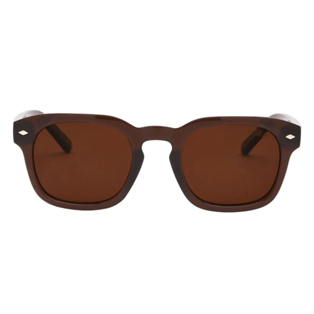 I-Sea Blair V2 Polarized Sunglasses - Cola/Brown Polarised - Round Sunglasses by I-Sea