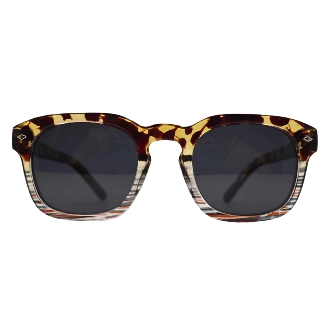 I-Sea Blair V2 Polarized Sunglasses - Tort Navy/Smoke Polarised - Round Sunglasses by I-Sea