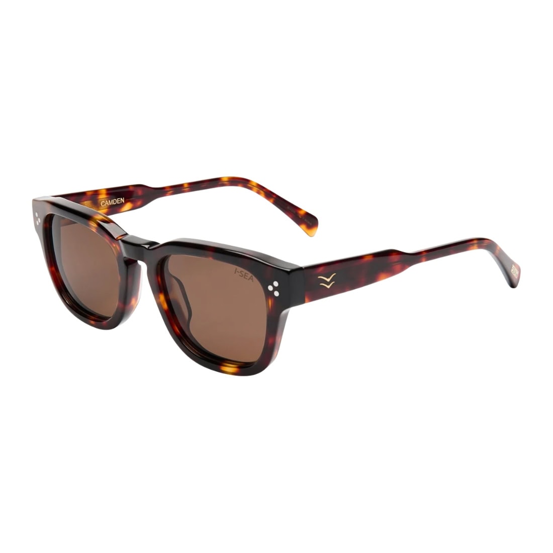 I-Sea Camden Polarised Sunglasses - Tort/Brown