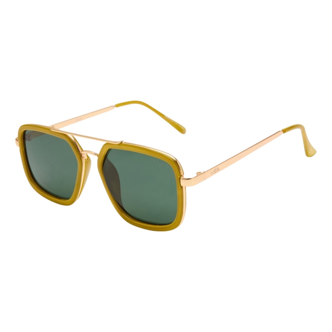 I-Sea Cruz Polarized Sunglasses - Avocado/Green - Square/Rectangular Sunglasses by I-Sea