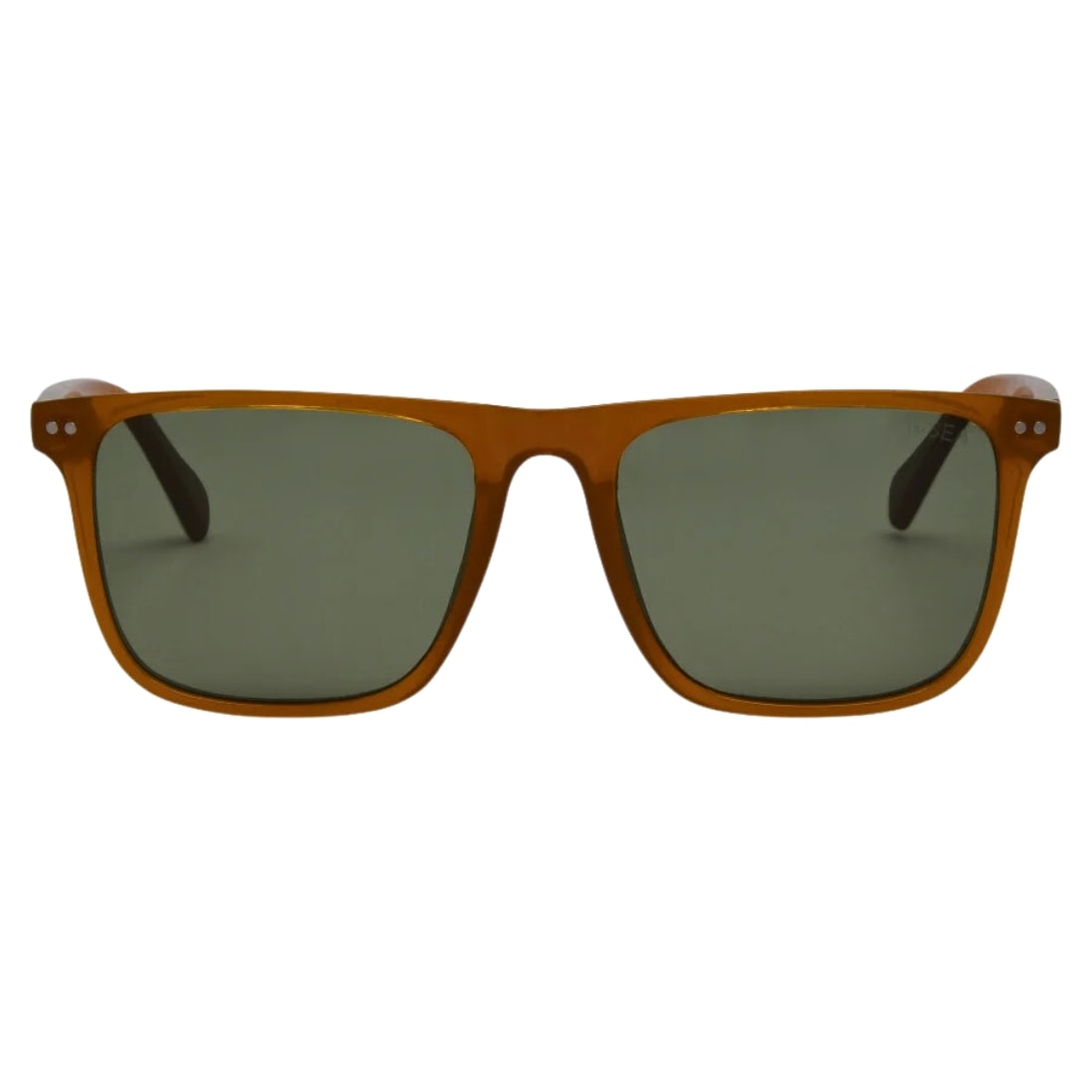 I-Sea Dax Polarised Sunglasses - Sunshine/Green Polarized Lens - Square/Rectangular Sunglasses by I-Sea