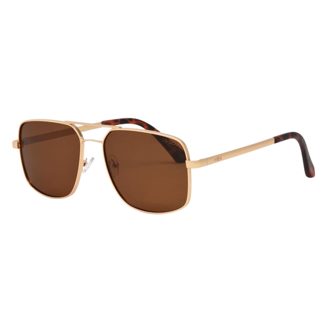 I-Sea El Morro Polarized Sunglasses - Gold/Brown Polarised - Pilot Sunglasses by I-Sea