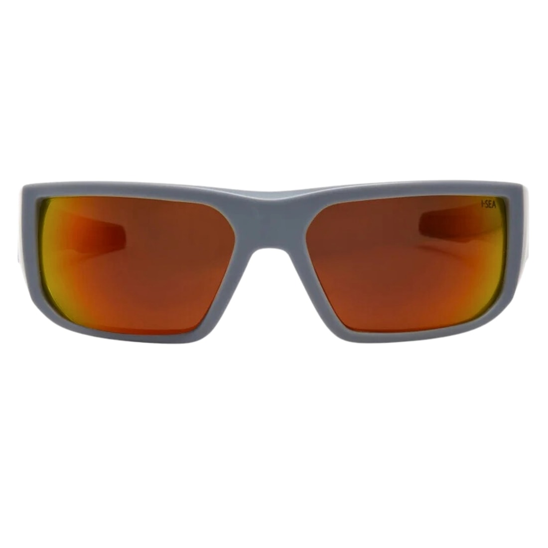 I-Sea Greyson Fletcher Wrap Around Polarised Sunglasses - Grey/Red Polarized Lens - Wrap Around Sunglasses by I-Sea