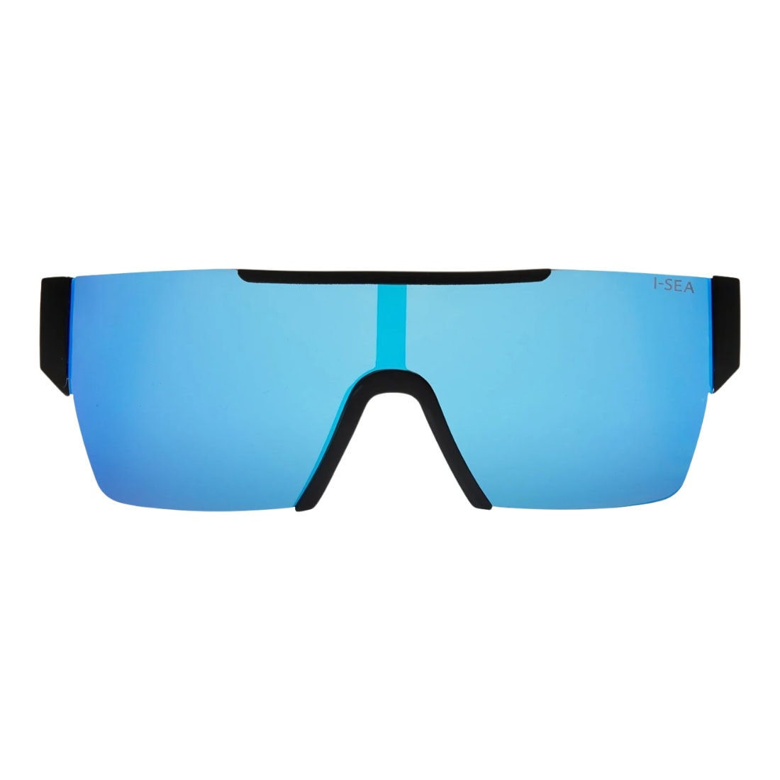 I-Sea Halo Polarised Sunglasses - Black/Blue - Wrap Around Sunglasses by I-Sea