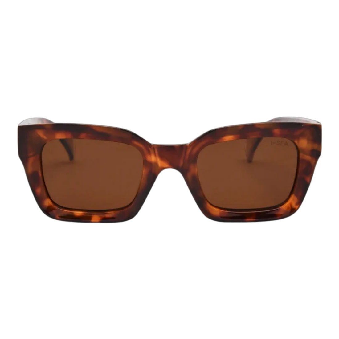 I-Sea Hendrix Polarised Sunglasses - Tort/Brown - Square/Rectangular Sunglasses by I-Sea