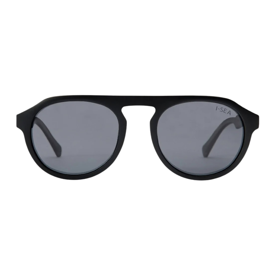 I-Sea Ivan Florence Polarized Sunglasses - Black/Smoke - Round Sunglasses by I-Sea