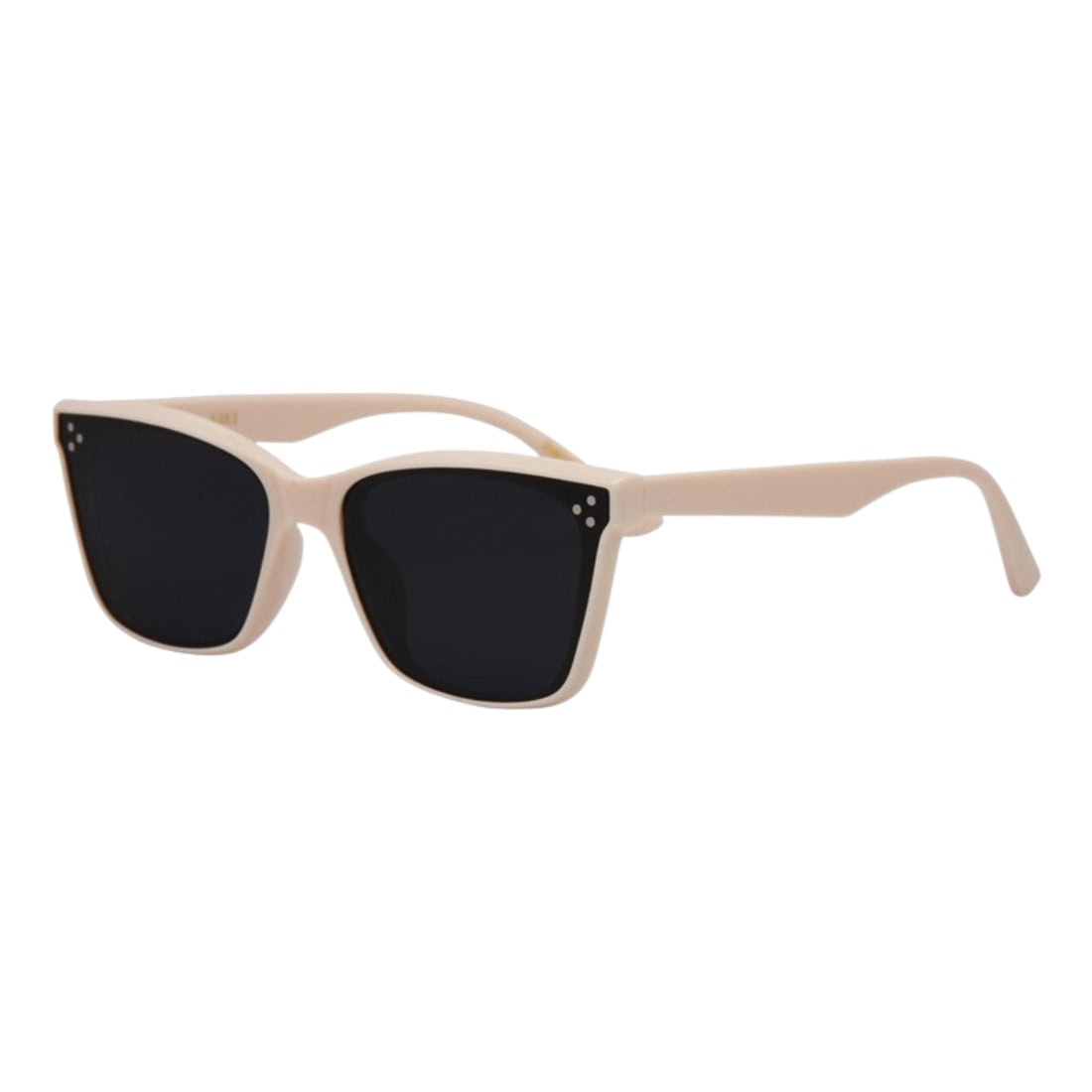 I-Sea Kiki Polarised Sunglasses - Cream - Square/Rectangular Sunglasses by I-Sea