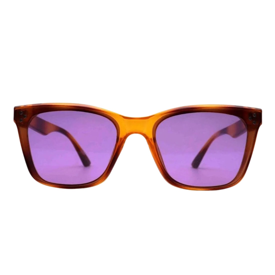 I-Sea Kiki Polarised Sunglasses - Tiger/Lilac - Square/Rectangular Sunglasses by I-Sea