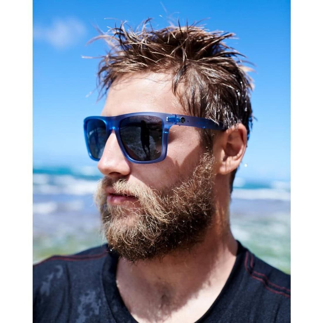 I-Sea Limits Polarized Sunglasses - Storm Blue/Smoke - Square/Rectangular Sunglasses by I-Sea