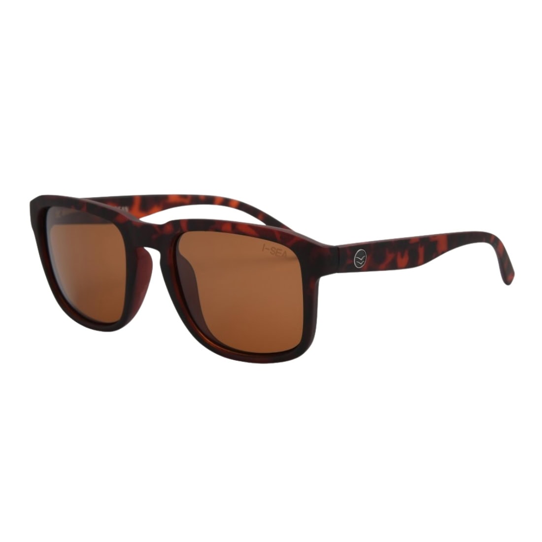 I-Sea Logan Polarized Sunglasses - Tort/Brown - Round Sunglasses by I-Sea
