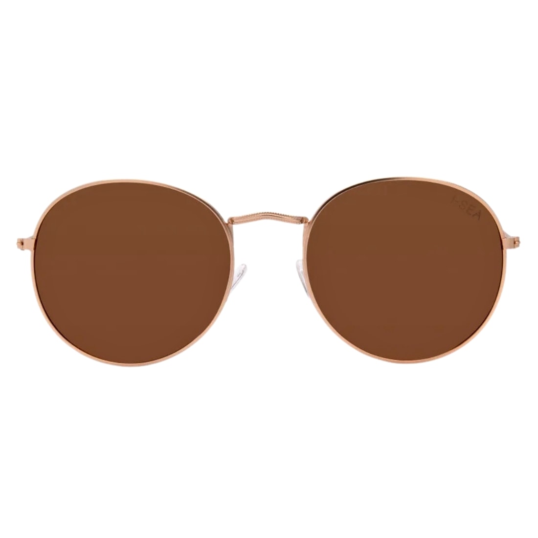 I-Sea London Polarised Sunglasses - Gold/Brown Polarized - Round Sunglasses by I-Sea