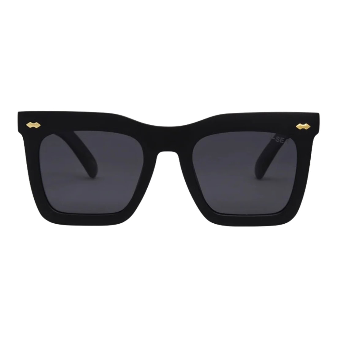 I-Sea Maverick Polarised Sunglasses - Black - Square/Rectangular Sunglasses by I-Sea