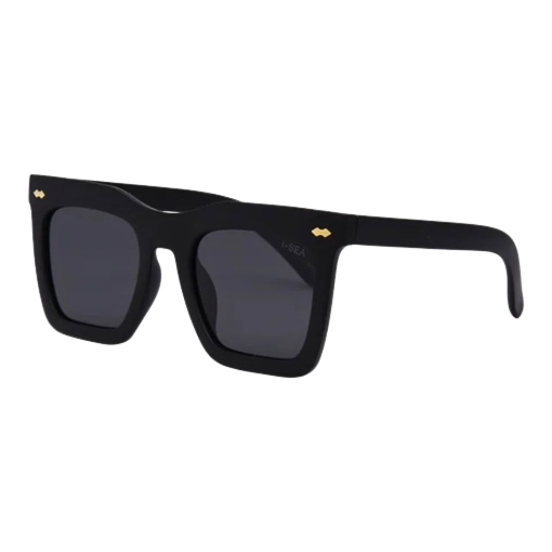 I-Sea Maverick Polarised Sunglasses - Black - Square/Rectangular Sunglasses by I-Sea
