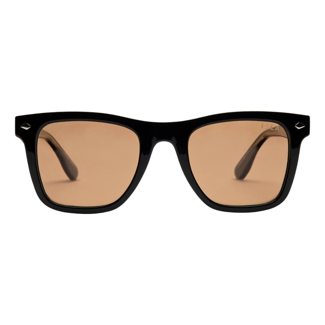 I-Sea Rhythm Polarised Sunglasses - Black/Cocoa - Square/Rectangular Sunglasses by I-Sea