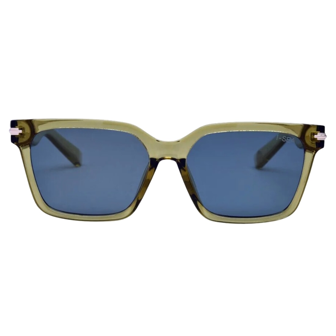 I-Sea Rising Sun Polarised Sunglasses - Olive/Navy Polarized Lens