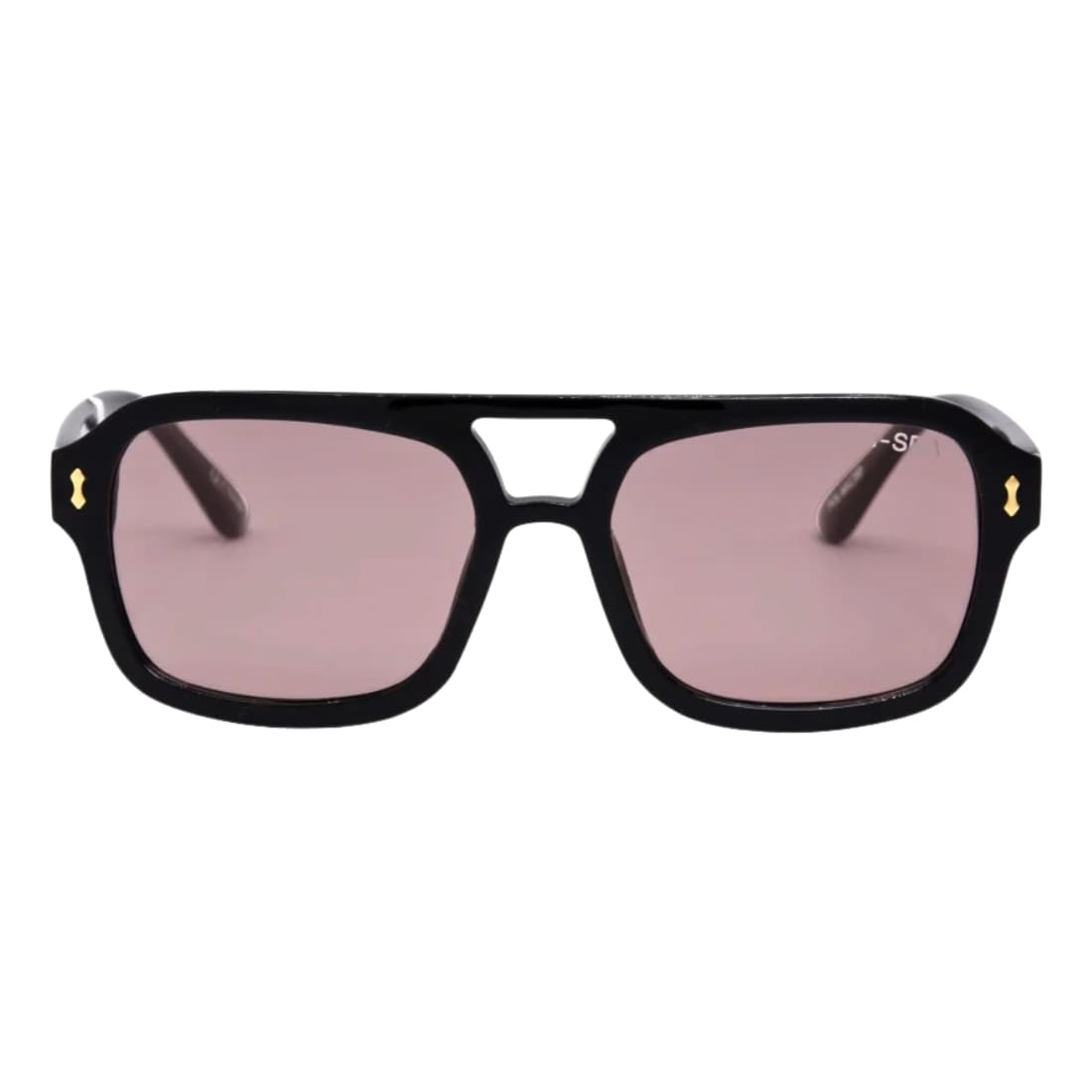 I-Sea Royal Polarised Sunglasses - Black/Peach