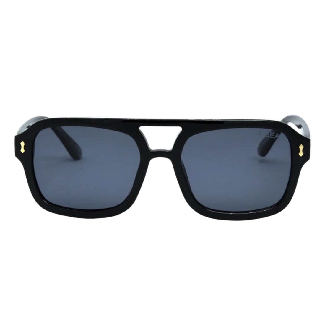 I-Sea Royal Polarised Sunglasses - Black/Smoke - Round Sunglasses by I-Sea