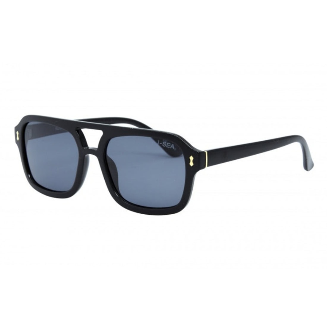 I-Sea Royal Polarised Sunglasses - Black/Smoke - Round Sunglasses by I-Sea