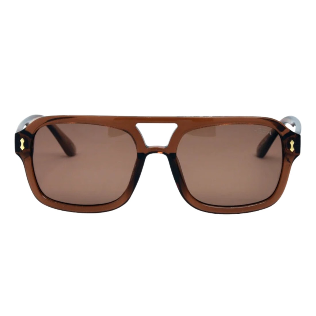 I-Sea Royal Polarised Sunglasses - Taupe/Brown - Round Sunglasses by I-Sea