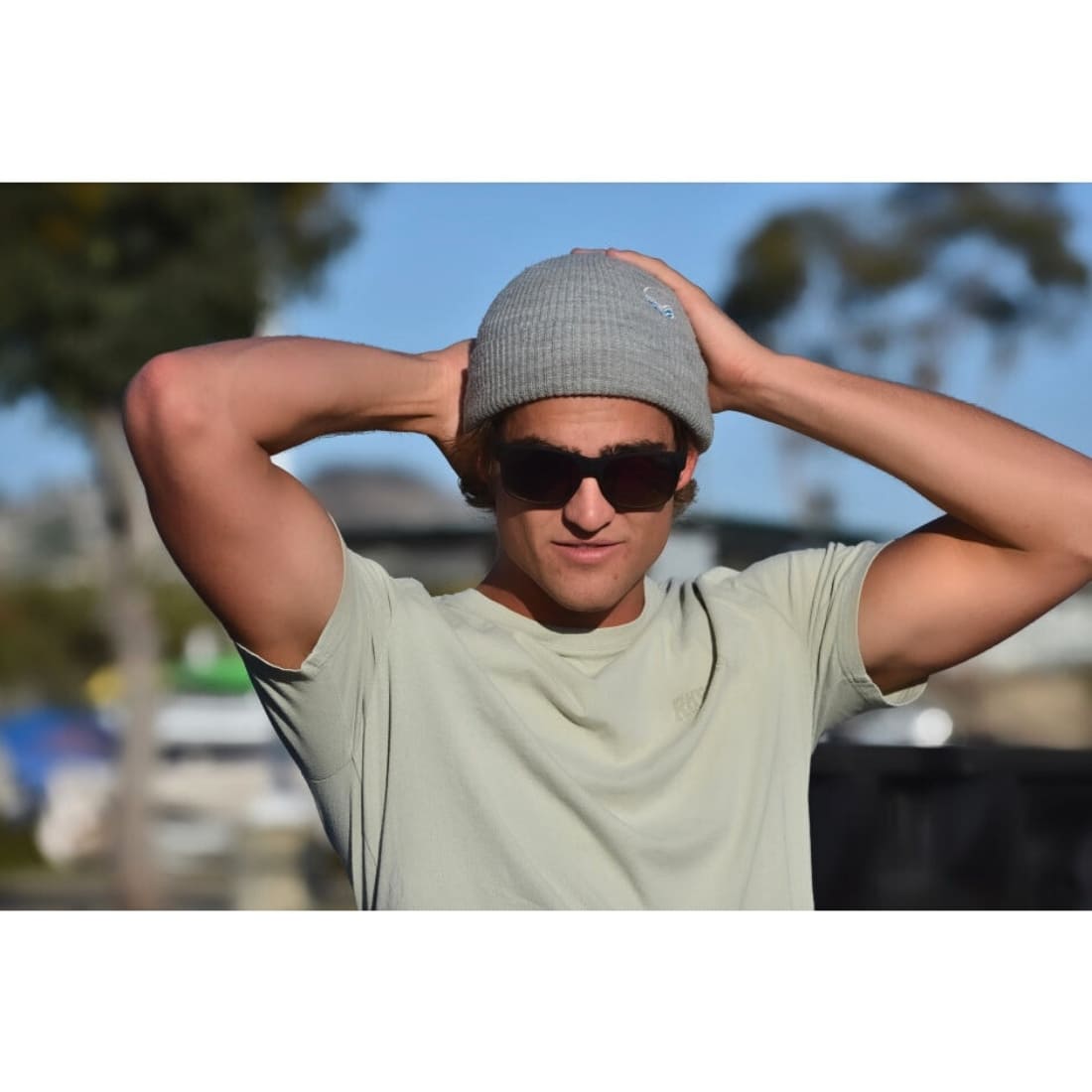 I-Sea Seven Seas Polarized Sunglasses - Black/Smoke - Square/Rectangular Sunglasses by I-Sea