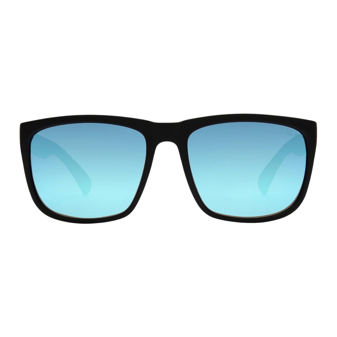 I-Sea Wyatt Polarised Sunglasses - Black/Blue - Square/Rectangular Sunglasses by I-Sea