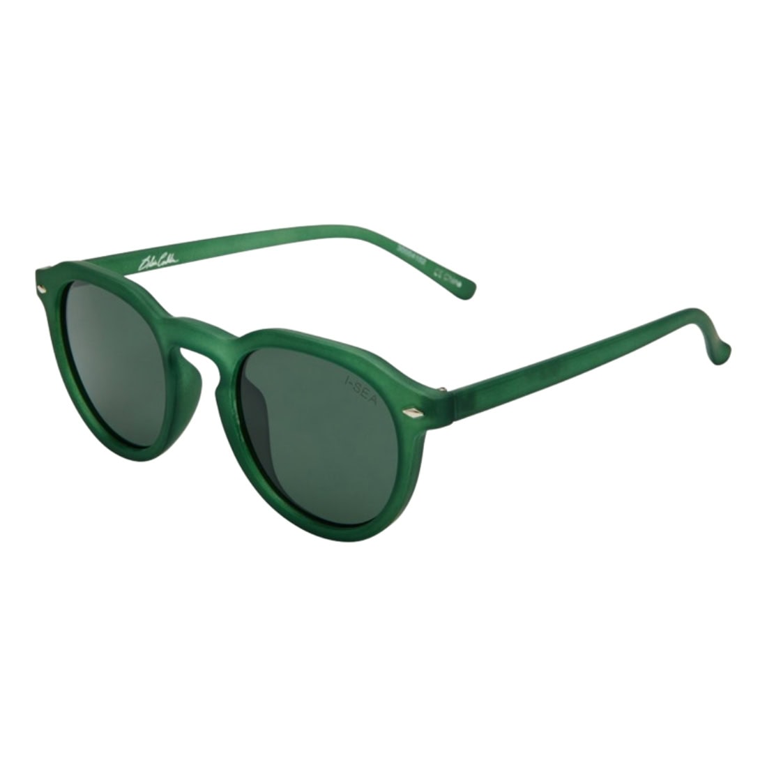 I-Sea Blair Polarised Sunglasses - Kale/Green - Round Sunglasses by I-Sea