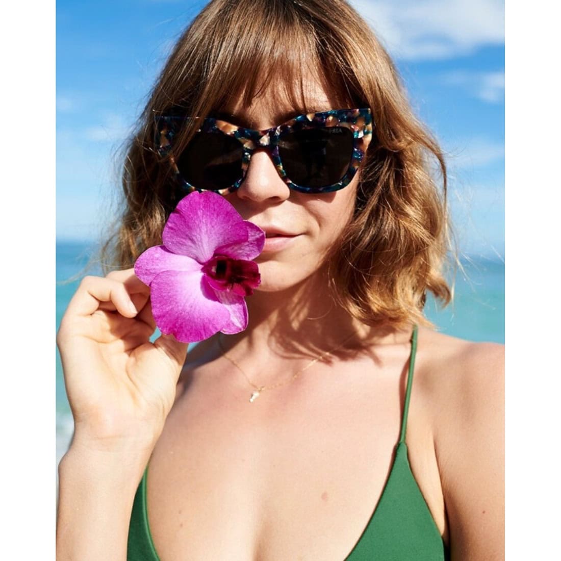 I-Sea Decker Polarised Sunglasses - Jade/Smoke - Cat Eye Sunglasses by I-Sea