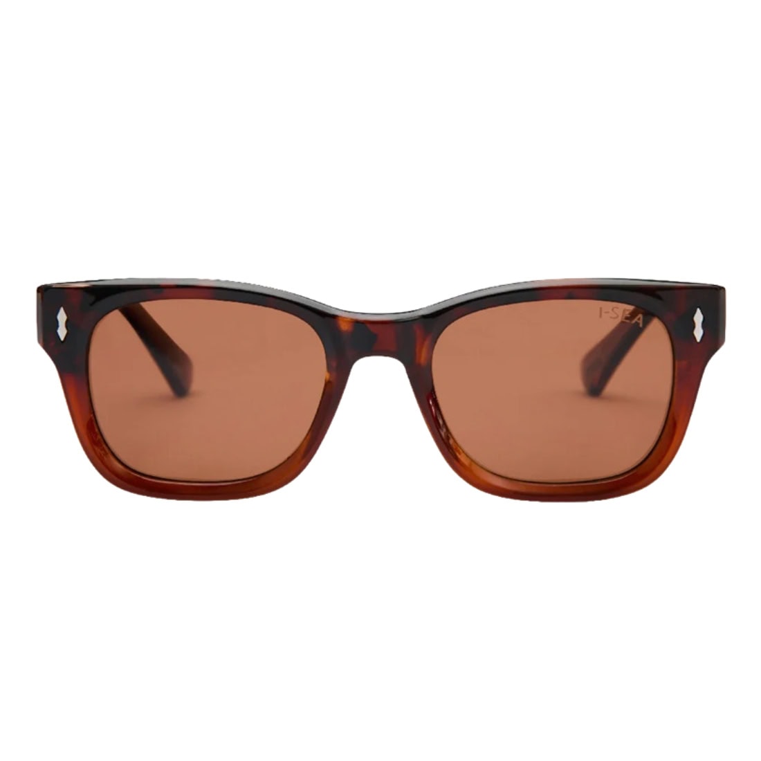 I-Sea Declan Polarised Sunglasses - Cola/Brown - Square/Rectangular Sunglasses by I-Sea