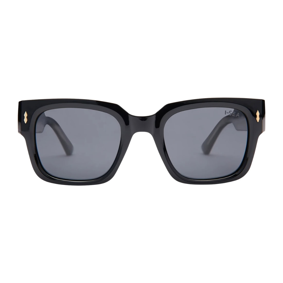 I-Sea Parker Polarised Sunglasses - Black/Smoke - Square/Rectangular Sunglasses by I-Sea