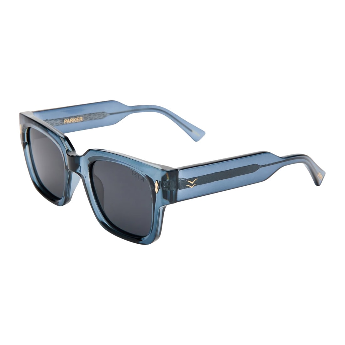 I-Sea Parker Polarised Sunglasses - Dark Seas/Smoke - Square/Rectangular Sunglasses by I-Sea