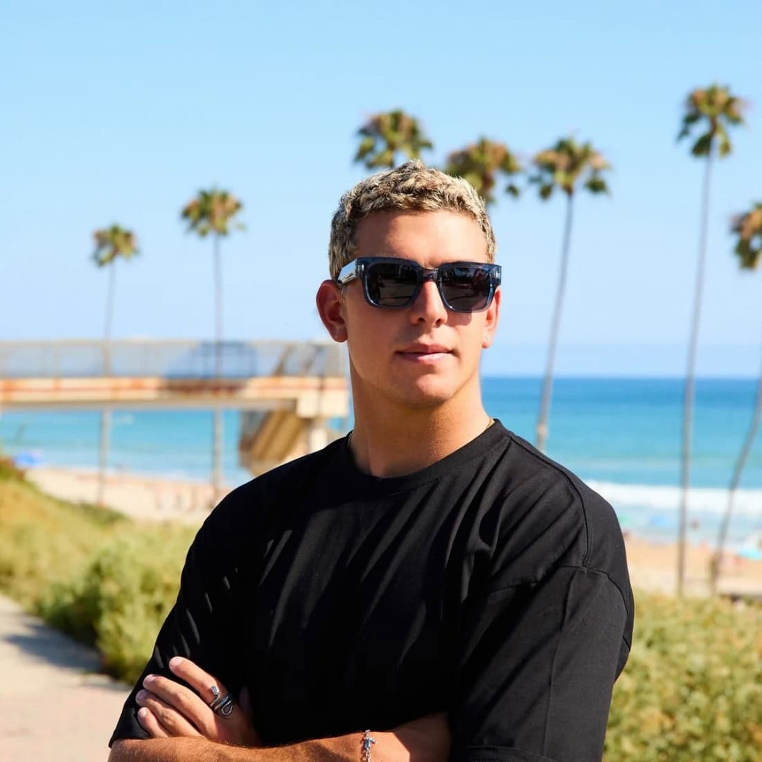 I-Sea Parker Polarised Sunglasses - Dark Seas/Smoke - Square/Rectangular Sunglasses by I-Sea