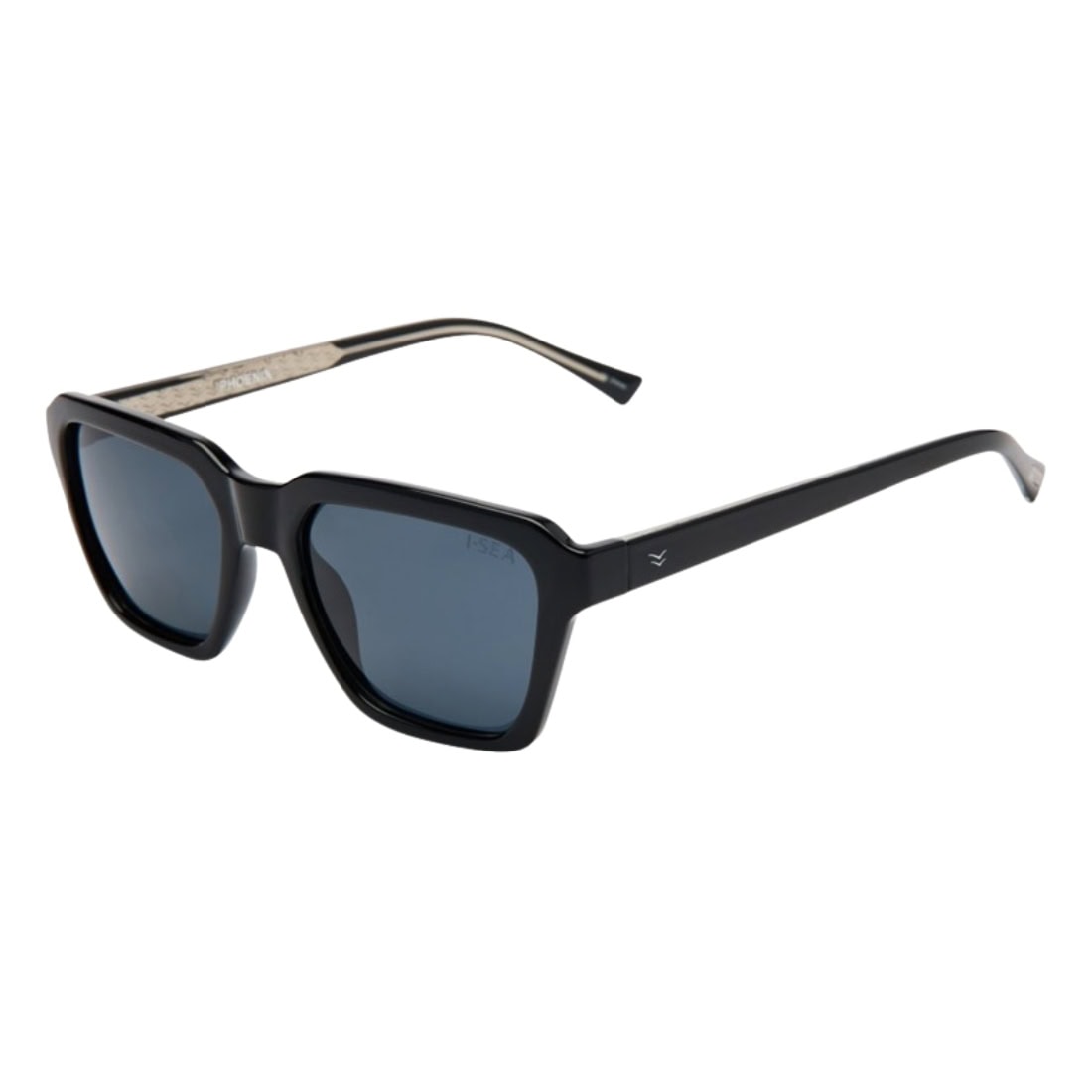 I-Sea Phoenix Polarised Sunglasses - Black/Smoke - Square/Rectangular Sunglasses by I-Sea