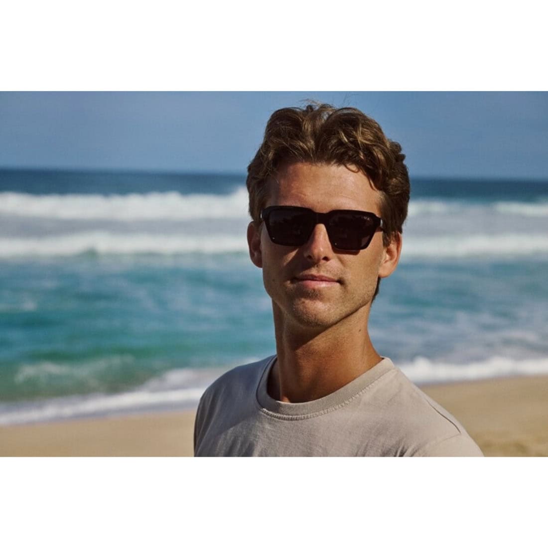 I-Sea Phoenix Polarised Sunglasses - Black/Smoke - Square/Rectangular Sunglasses by I-Sea