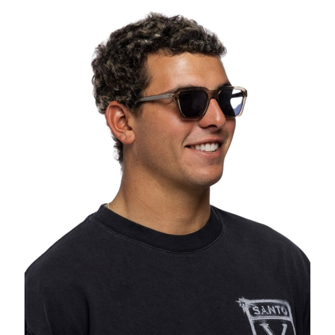 I-Sea Phoenix Polarised Sunglasses - Taupe/Navy - Square/Rectangular Sunglasses by I-Sea