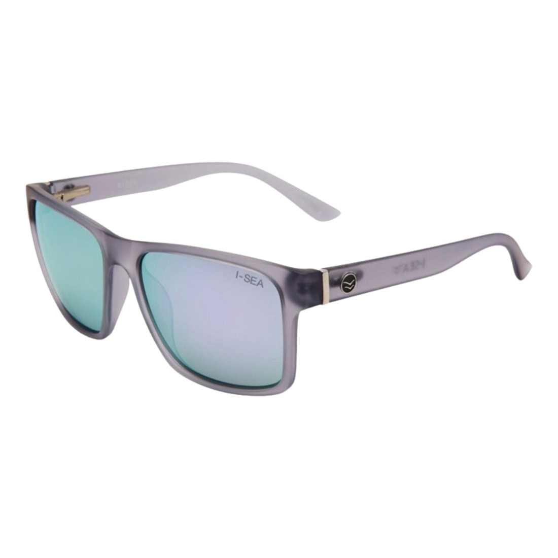 I-Sea Ryder Polarised Sunglasses - Grey/Purple - Square/Rectangular Sunglasses by I-Sea