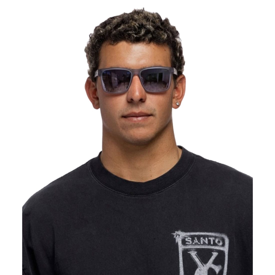 I-Sea Ryder Polarised Sunglasses - Grey/Purple - Square/Rectangular Sunglasses by I-Sea