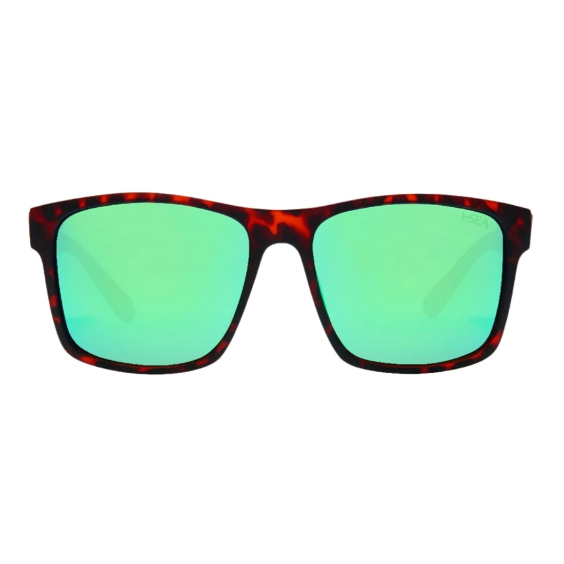 I-Sea Ryder Polarised Sunglasses - Tort/Green - Square/Rectangular Sunglasses by I-Sea