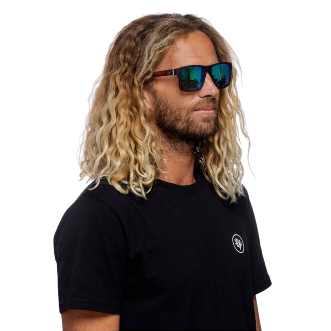 I-Sea Ryder Polarised Sunglasses - Tort/Green - Square/Rectangular Sunglasses by I-Sea
