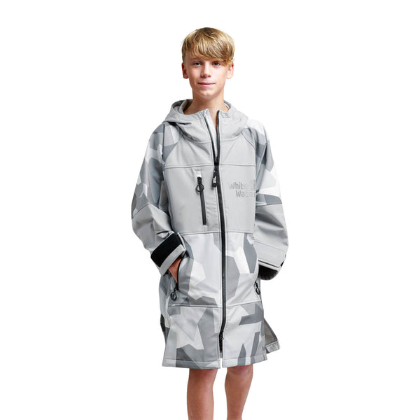 White Water Kids Soft Shell Childrens Drying / Changing Robe - Arctic ...