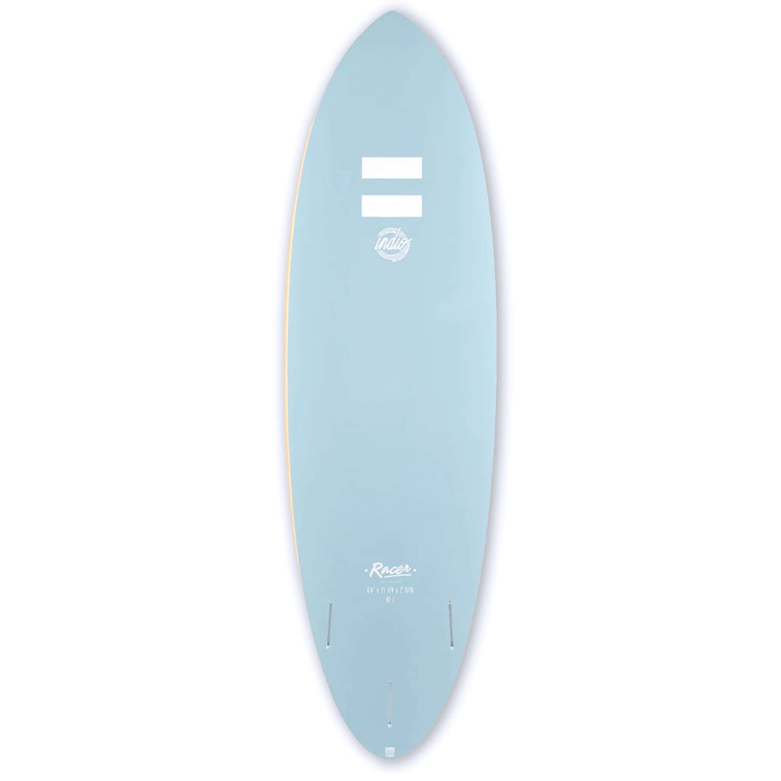 Indio 6'4 Racer Ultra Endurance Epoxy Soft Surfboard - 42L - Sand - Softboard by Indio 6ft 4