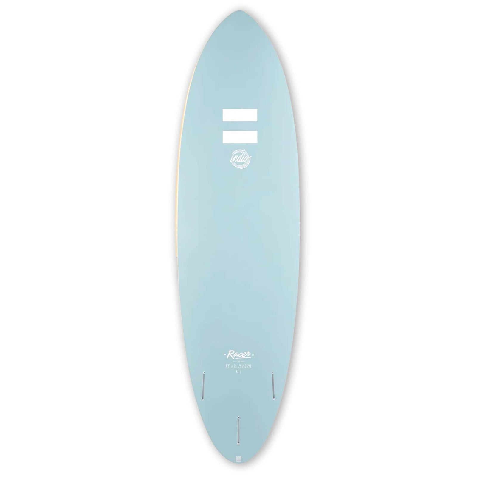 Indio 6'8 Racer Ultra Endurance Epoxy Soft Surfboard - 47L - Sand - Softboard by Indio 6ft 8