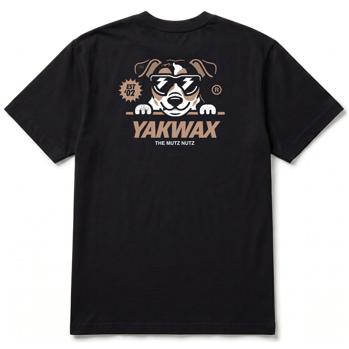 Yakwax Jack Russell T-Shirt - Black - Mens Graphic T-Shirt by Yakwax