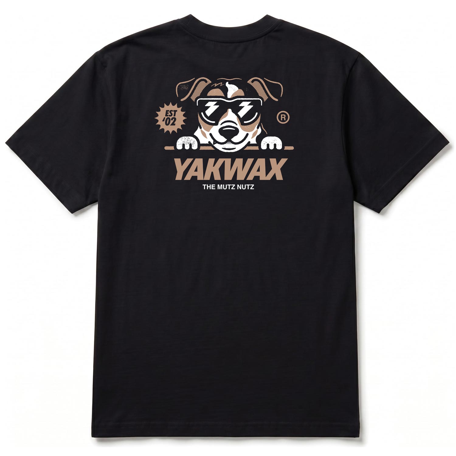 Yakwax Jack Russell T-Shirt - Black - Mens Graphic T-Shirt by Yakwax