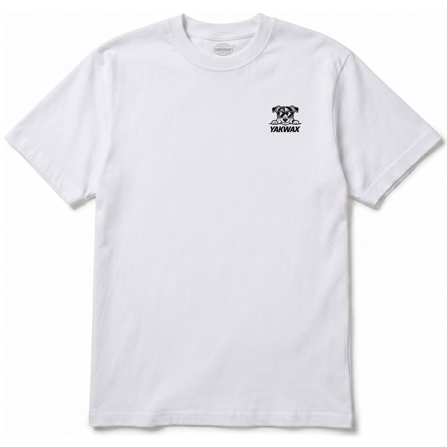 Yakwax Jack Russell T-Shirt - White/Mono - Mens Graphic T-Shirt by Yakwax